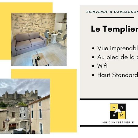 Le Templier Vue Cite Pied Cite Medievale Neuf การ์กาซอน ภายนอก รูปภาพ